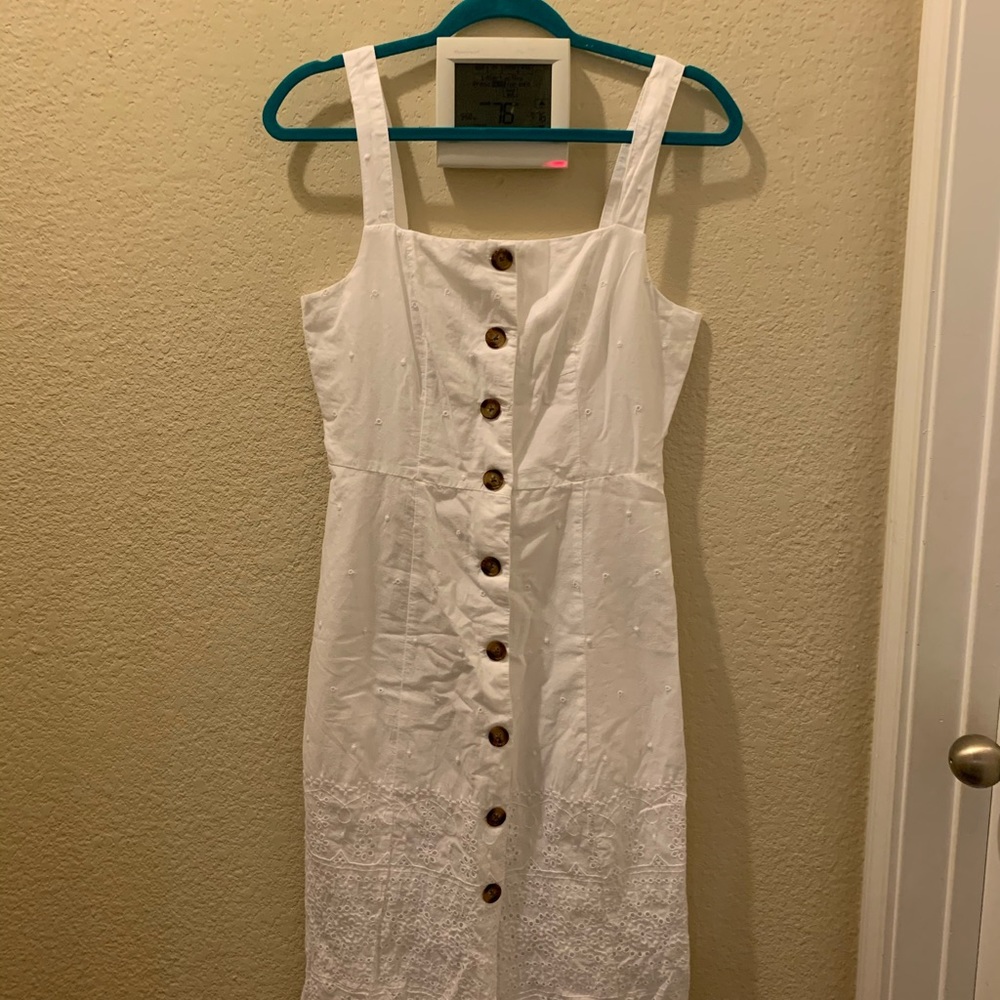 Women Gap white summer dress size 4 new w/out tags